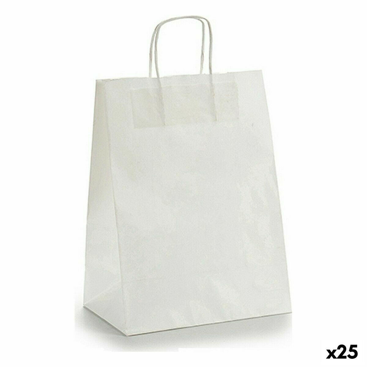 Paper Bag Pincello 24312 White 24 x 12 x 40 cm (25 Units) -  Office and stationery, Envelopes and postal supplies -  Pincello.