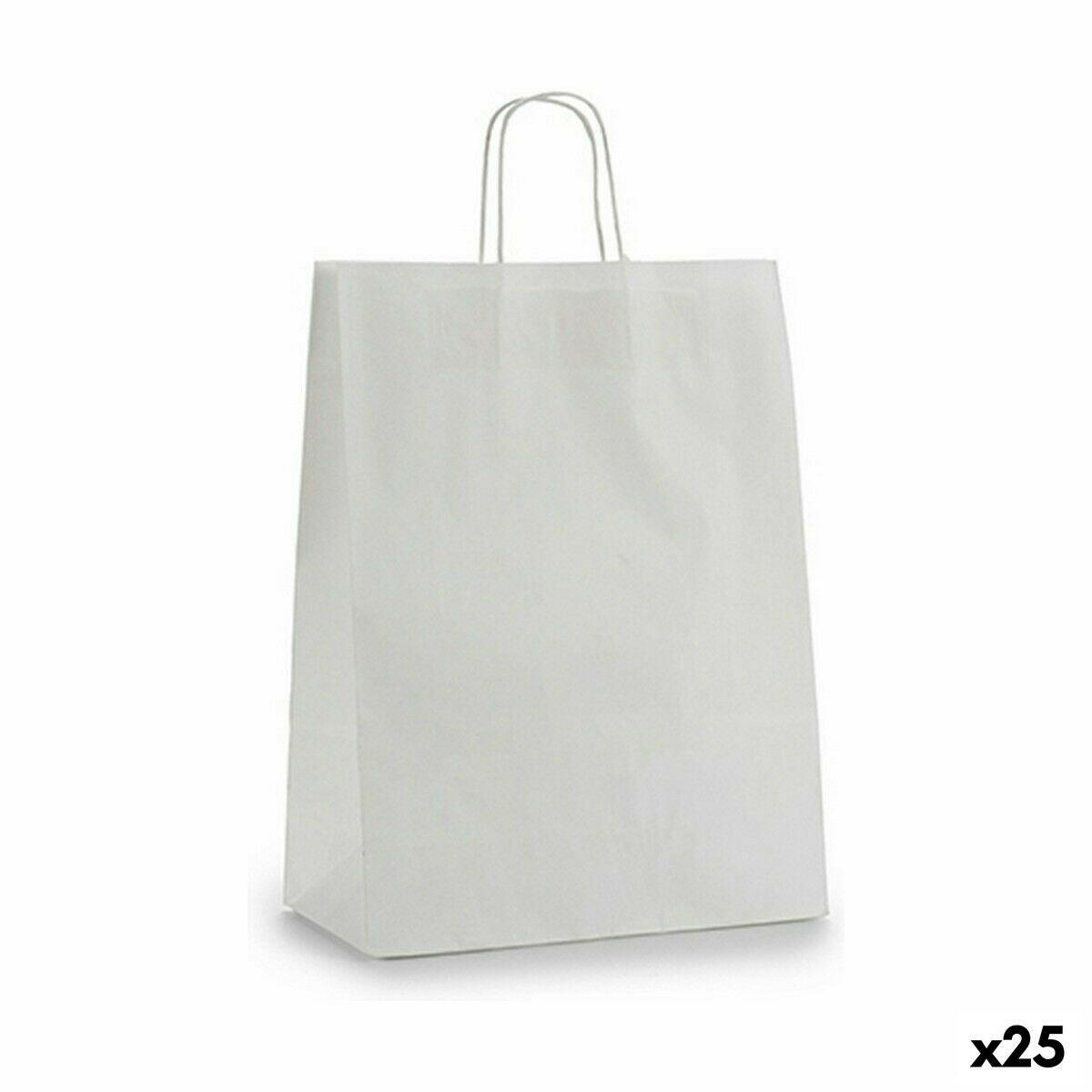 Paper Bag Pincello 32412 White 32 X 12 X 50 cm (25 Units) -  Office and stationery, Envelopes and postal supplies -  Pincello.