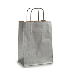 Paper Bag Pincello 18241 Silver 18 x 8 x 31 cm (25 Units) -  Office and stationery, Envelopes and postal supplies -  Pincello.