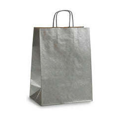 Paper Bag Pincello 24311 Silver 24 x 12 x 40 cm (25 Units) -  Office and stationery, Envelopes and postal supplies -  Pincello.