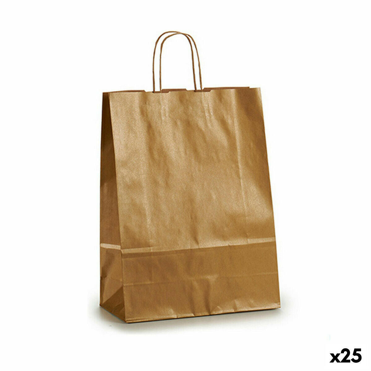 Paper Bag Pincello 32411-ORO Golden 32 X 12 X 50 cm (25 Units) -  Office and stationery, Envelopes and postal supplies -  Pincello.