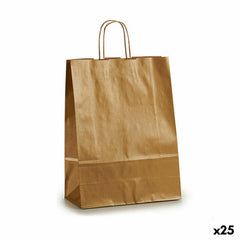 Paper Bag Pincello 32411-ORO Golden 32 X 12 X 50 cm (25 Units) -  Office and stationery, Envelopes and postal supplies -  Pincello.