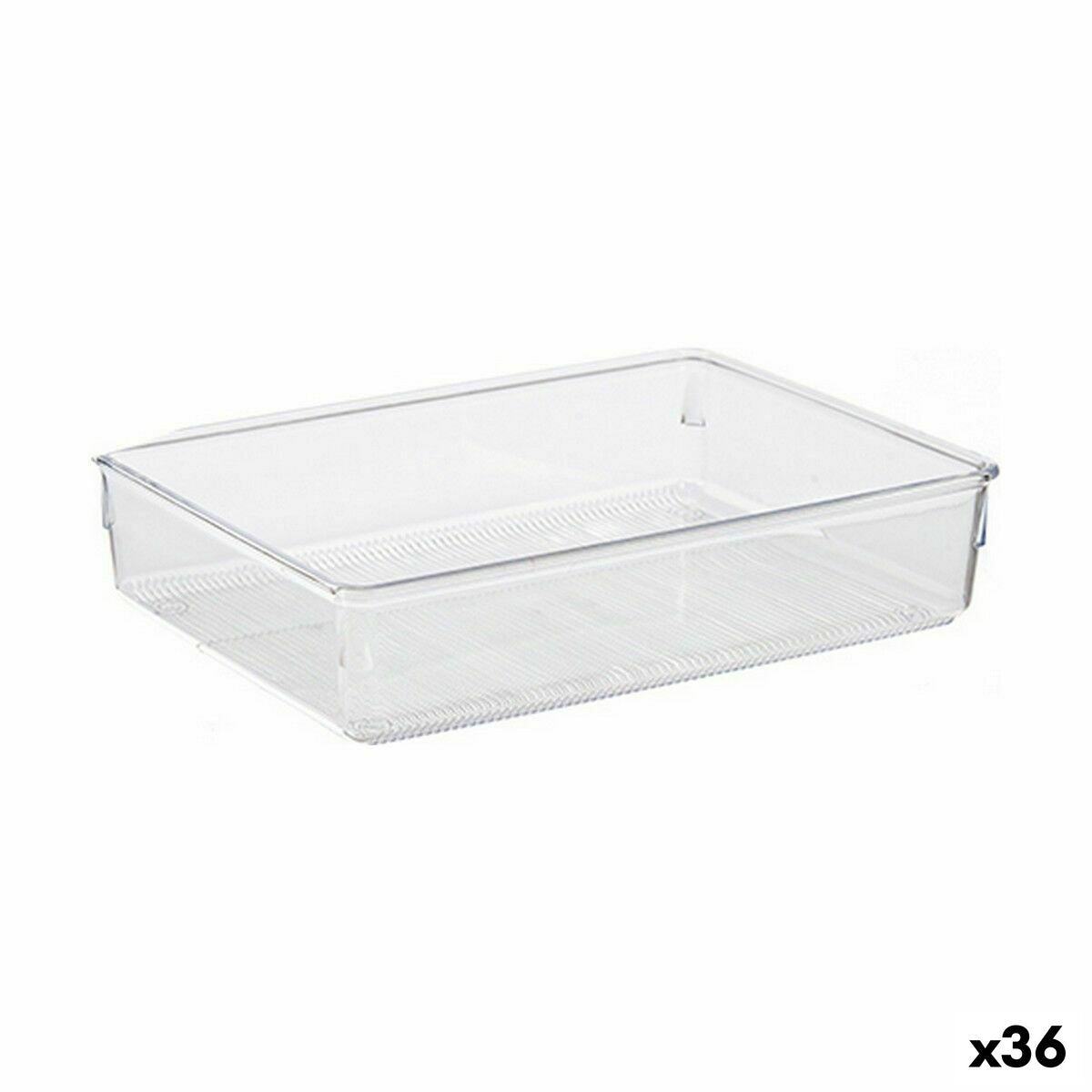 Multi-Purpose Organiser CH99113-1 CH99113-1 Transparent Plastic 24 x 5,5 x 15,8 cm Multi-use (36 Units) -  Home and cooking, Bath -  BigBuy Home.