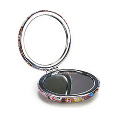 Pocket Mirror Crystal Plastic 8 x 2,4 x 8 cm (12 Units) -  Beauty, Utensils and accessories -  BigBuy Home.