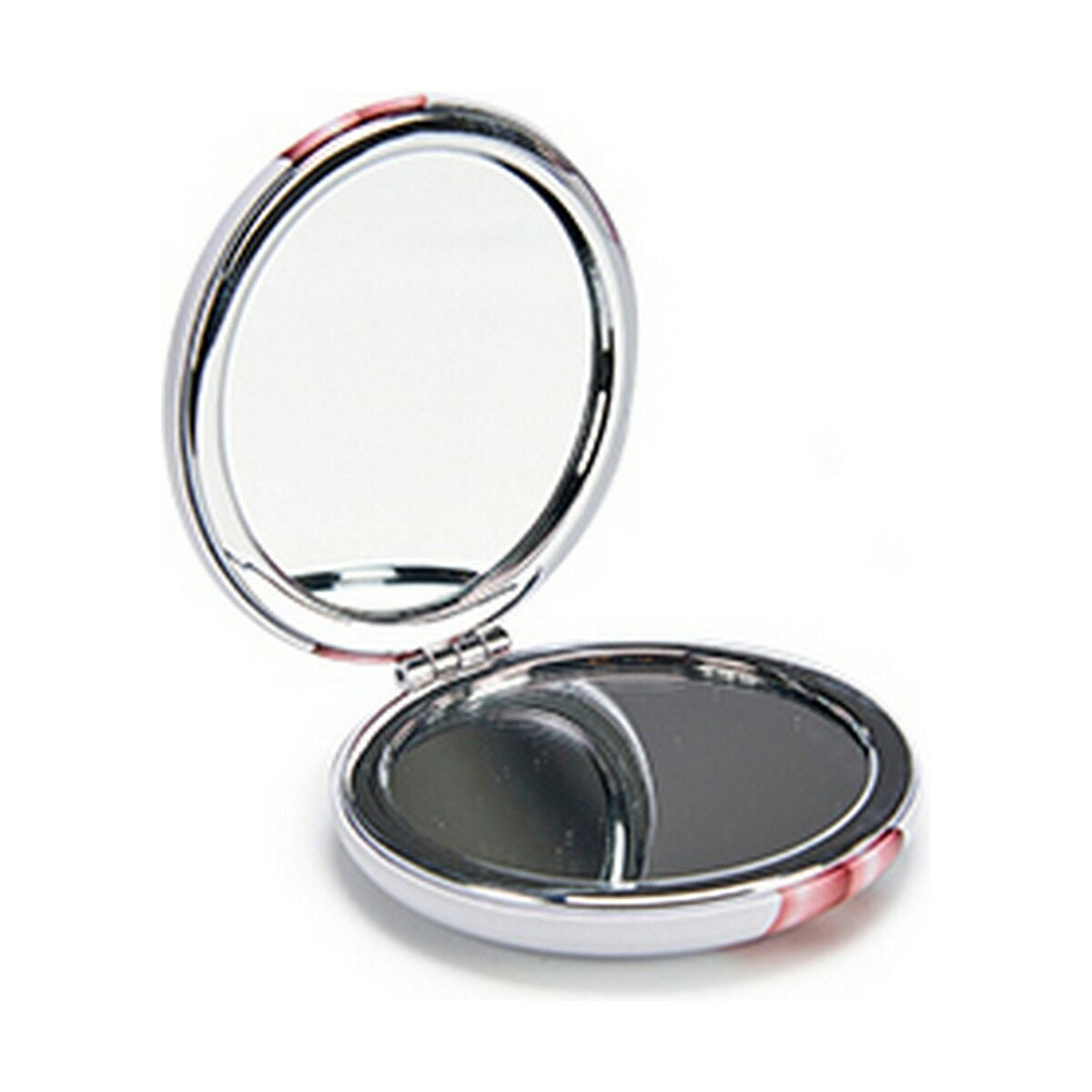 Pocket Mirror Crystal Plastic 8 x 2,4 x 8 cm (12 Units) -  Beauty, Utensils and accessories -  BigBuy Home.