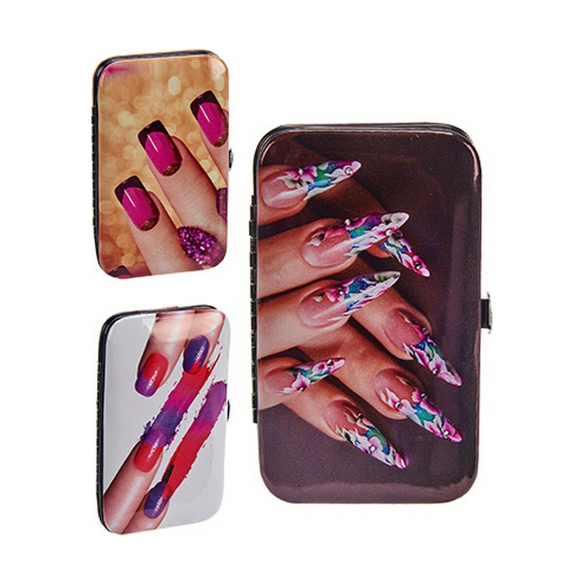 Manicure Set Plastic Nails (12 Units) -  Beauty, Manicure and pedicure -  BigBuy Home.