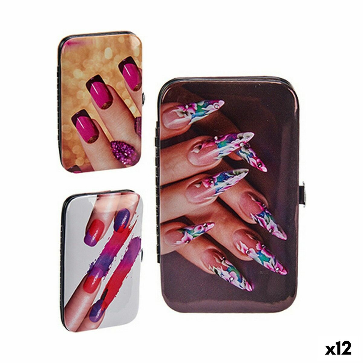 Manicure Set Plastic Nails (12 Units) -  Beauty, Manicure and pedicure -  BigBuy Home.