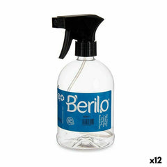 Atomiser Bottle Berilo SE1205-ROCIADOR SE1205-ROCIADOR Black Transparent Plastic 500 ml (12 Units) -  Beauty, Hair care -  Berilo.