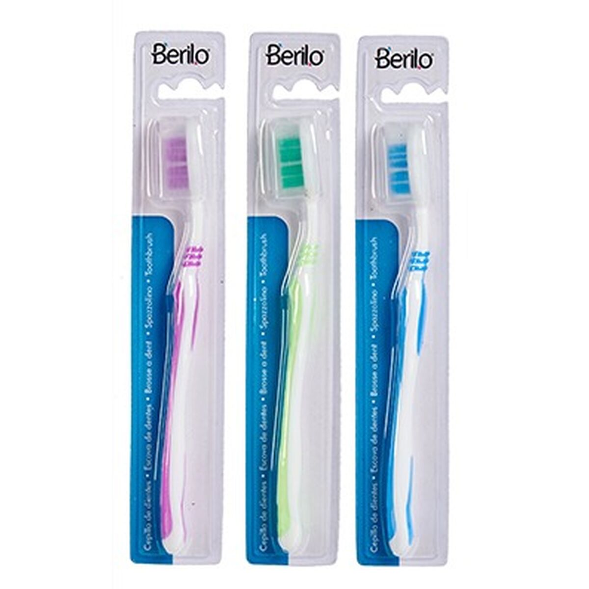 Toothbrush Berilo AR141001 AR141001 Case (12 Units) -  Health and personal care, Oral care -  Berilo.
