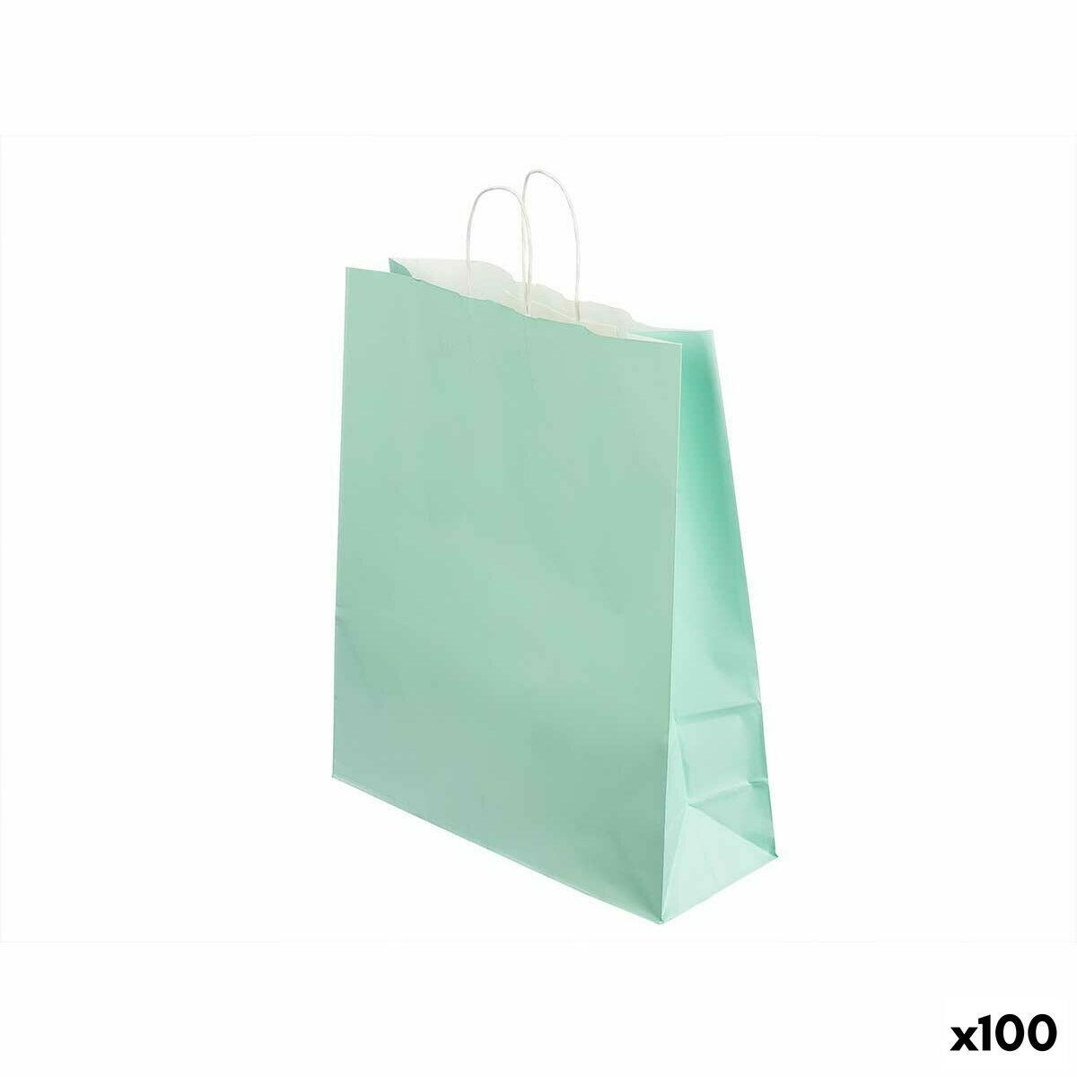Paper Bag Pincello 34069 Green 32 X 12 X 50 cm (100 Units) -  Office and stationery, Envelopes and postal supplies -  Pincello.