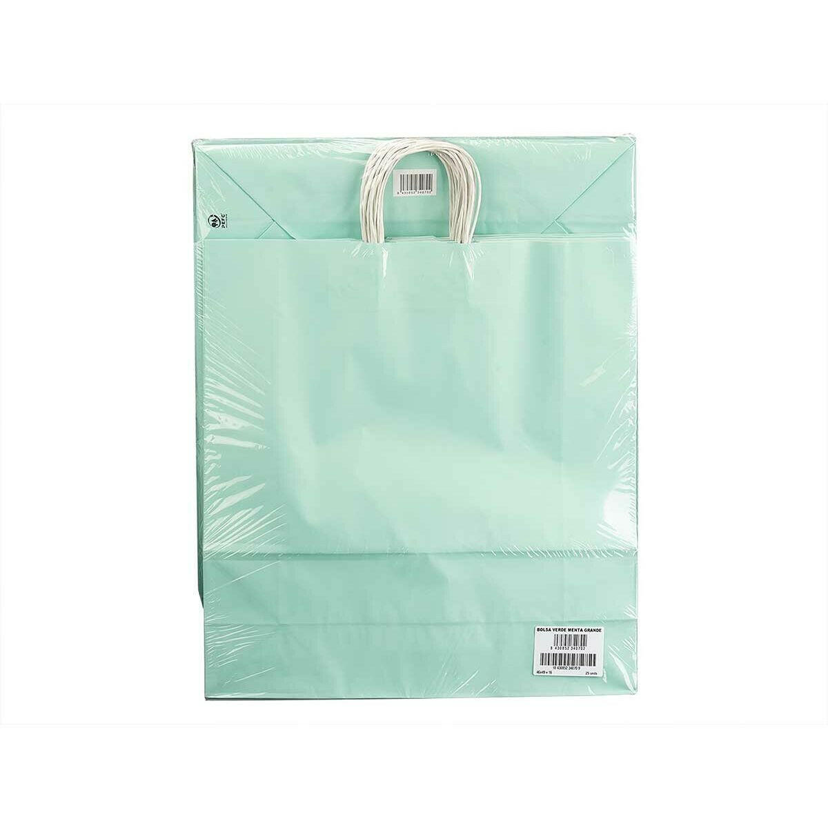 Paper Bag Pincello 34069 Green 32 X 12 X 50 cm (100 Units) -  Office and stationery, Envelopes and postal supplies -  Pincello.