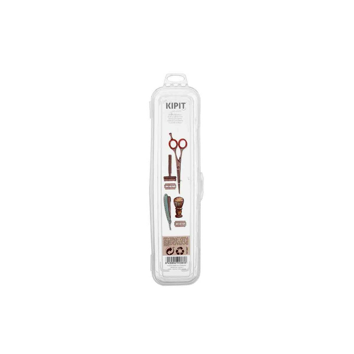 Case Kipit 2 2 Transparent Travel Shaving Set (48 Units) -  Beauty, Utensils and accessories -  Kipit.
