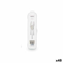 Case Kipit 5 5 Transparent Pieces of Cutlery Travel (48 Units) -  Beauty, Utensils and accessories -  Kipit.