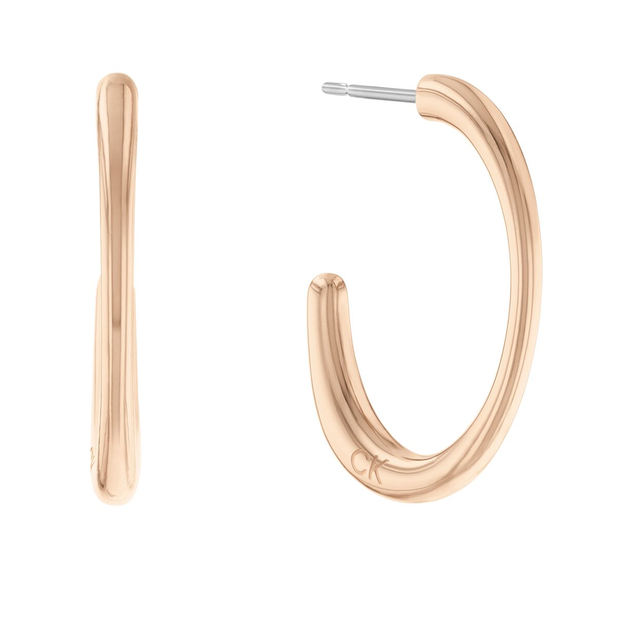 Ladies' Earrings Calvin Klein 35000348 Sterling silver 925 Golden -  Jewellery, Women -  Calvin Klein.