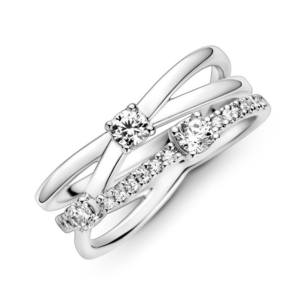 Ladies' Ring Pandora SPARKLING 12 -  Jewellery, Women -  Pandora.