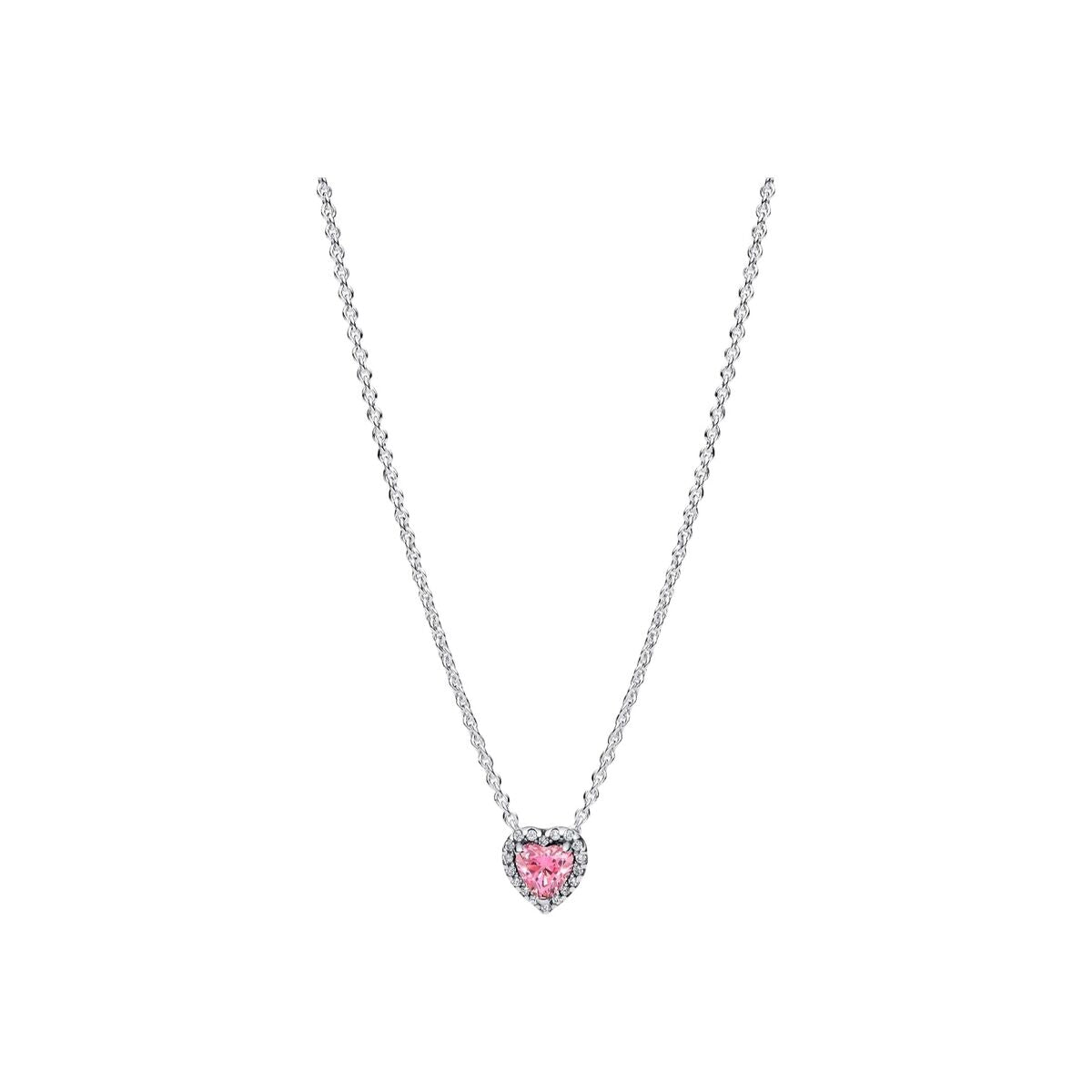 Ladies' Pendant Pandora 398425C02-45 Silver Pink -  Jewellery, Women -  Pandora.