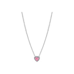 Ladies' Pendant Pandora 398425C02-45 Silver Pink -  Jewellery, Women -  Pandora.