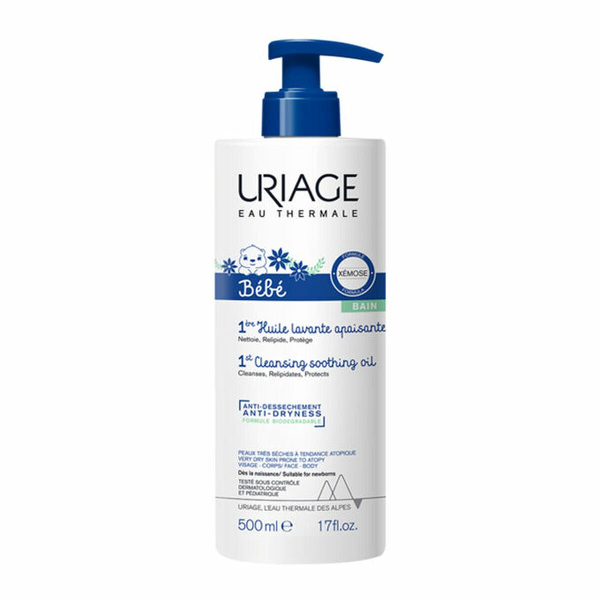 Shower Oil Uriage Bébé -  Baby, Hygiene and care -  Uriage.