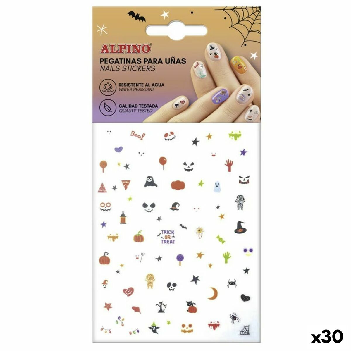 Nail art stickers Alpino Halloween (30 Units) -  Beauty, Manicure and pedicure -  Alpino.