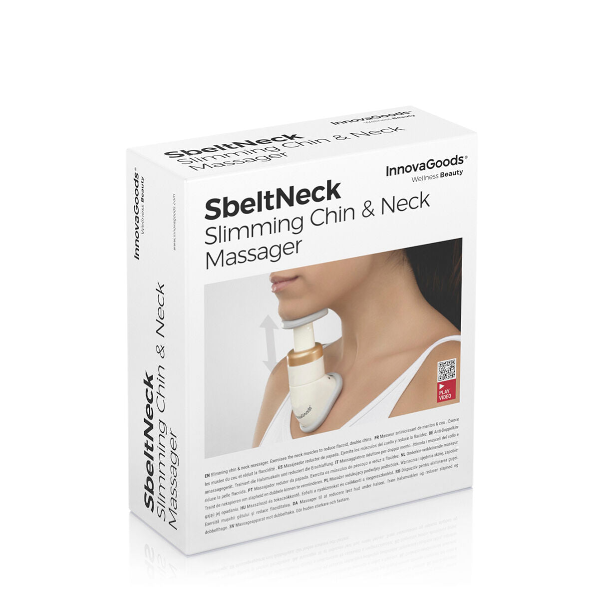 Slimming Chin Neck Massager SbeltNeck InnovaGoods -  Health and personal care, Wellbeing -  InnovaGoods.