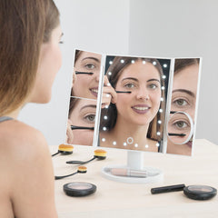 Magnifying Mirror with LED 4-in-1 Ledflect InnovaGoods -  Beauty, Utensils and accessories -  InnovaGoods.