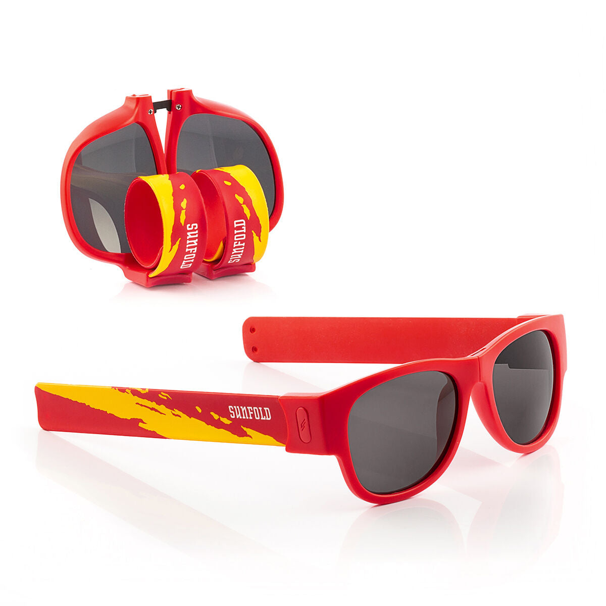 Roll-up sunglasses Sunfold Spain Red -  Sports and outdoors, Products for fans -  Sunfold.