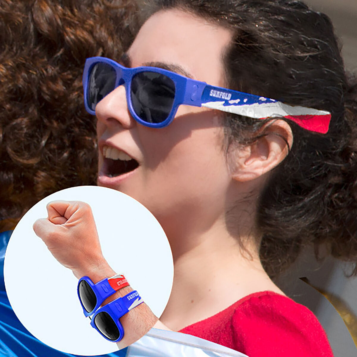 Roll-up sunglasses Sunfold France -  Sports and outdoors, Products for fans -  Sunfold.