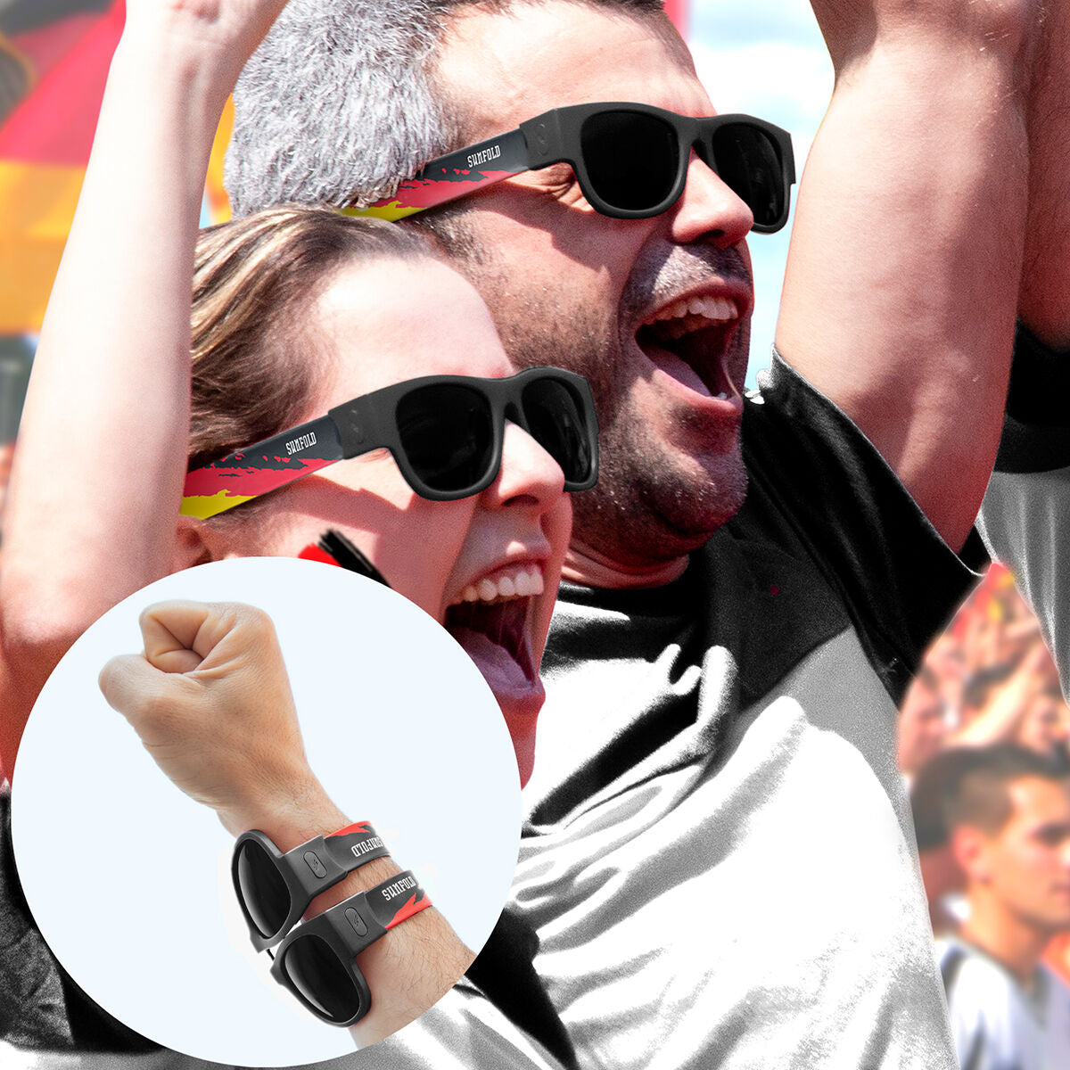 Roll-up sunglasses Sunfold Germany -  Sports and outdoors, Products for fans -  Sunfold.