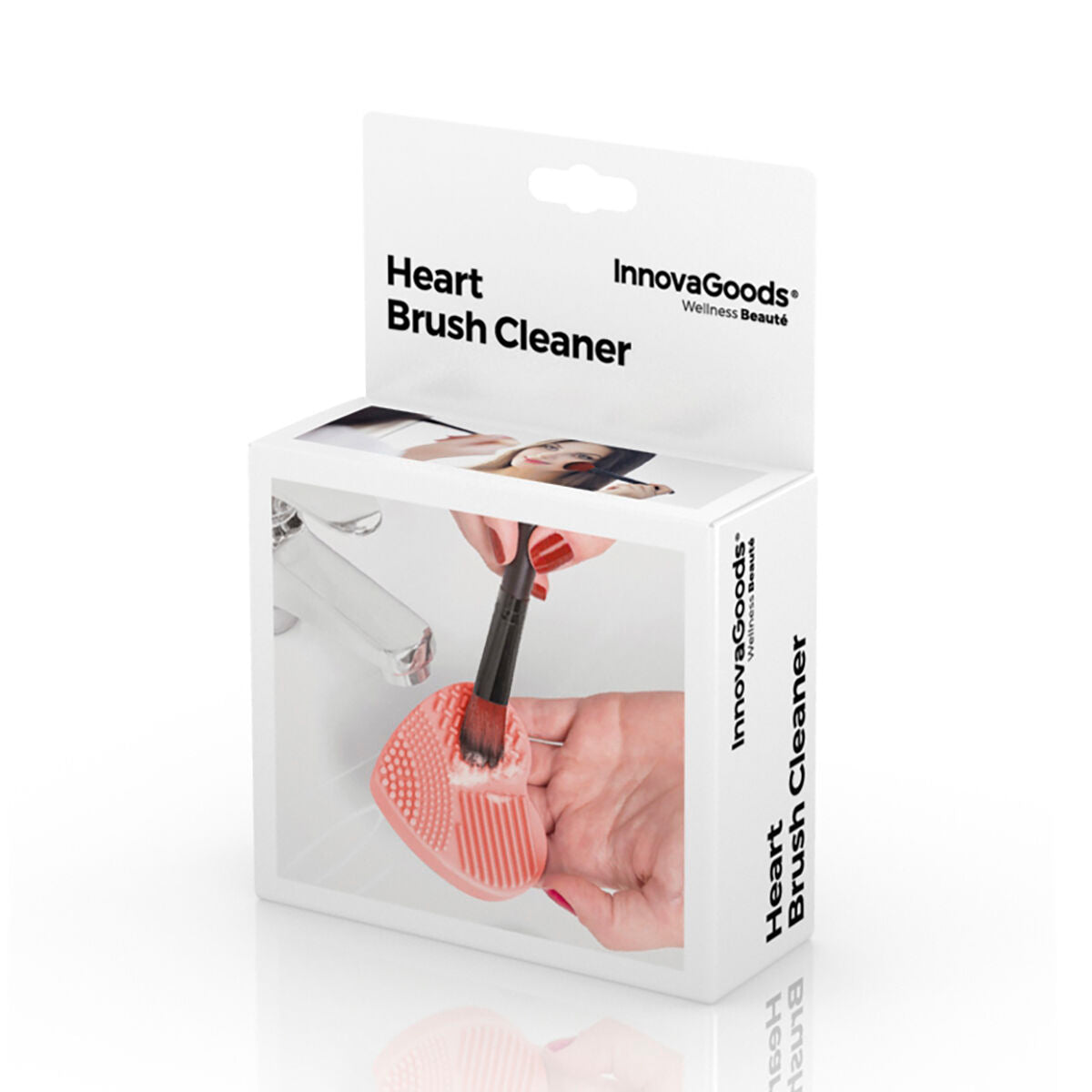 Make-up Brush Cleaner Heart InnovaGoods -  Beauty, Utensils and accessories -  InnovaGoods.