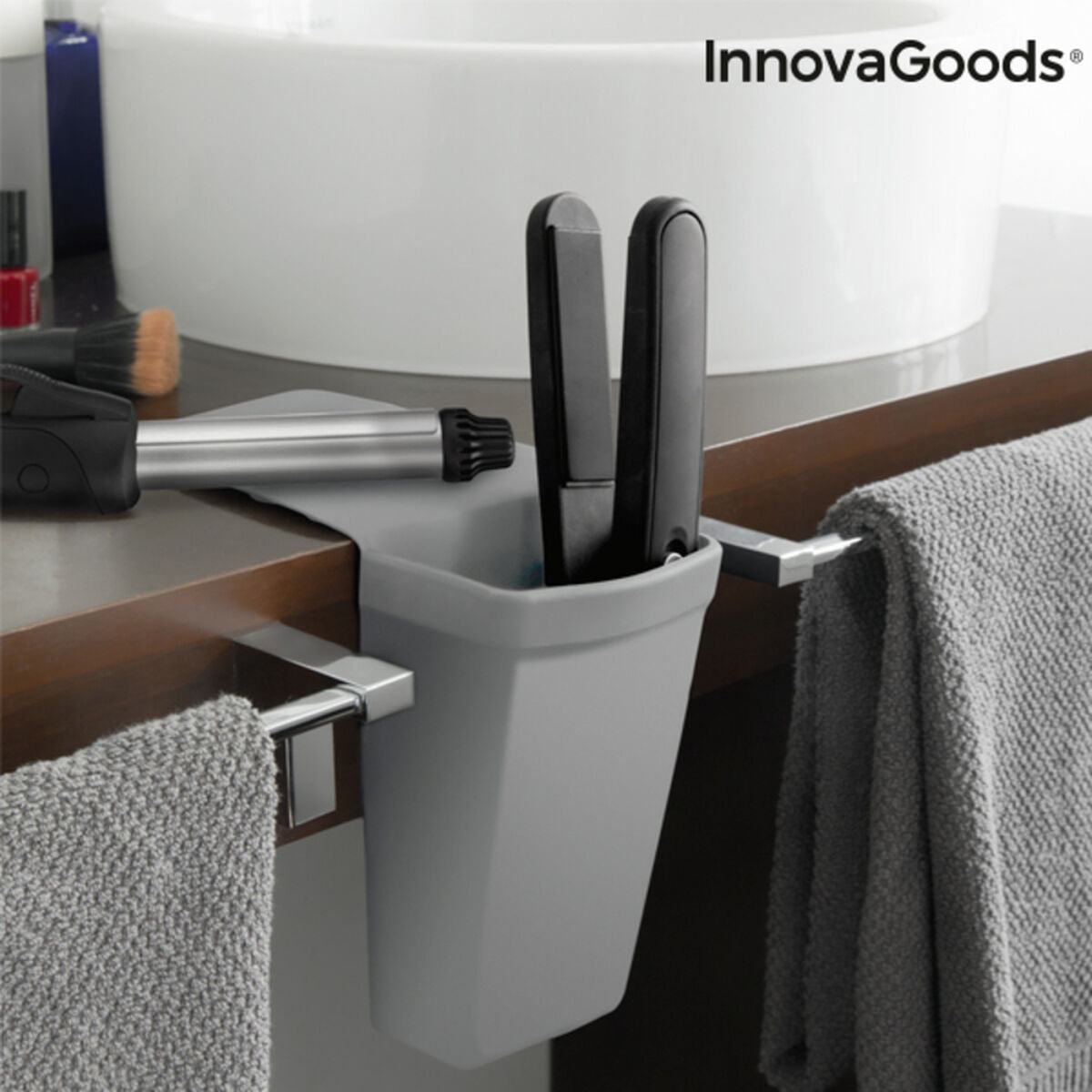 InnovaGoods Silicone Straightener Holder -  Beauty, Utensils and accessories -  InnovaGoods.