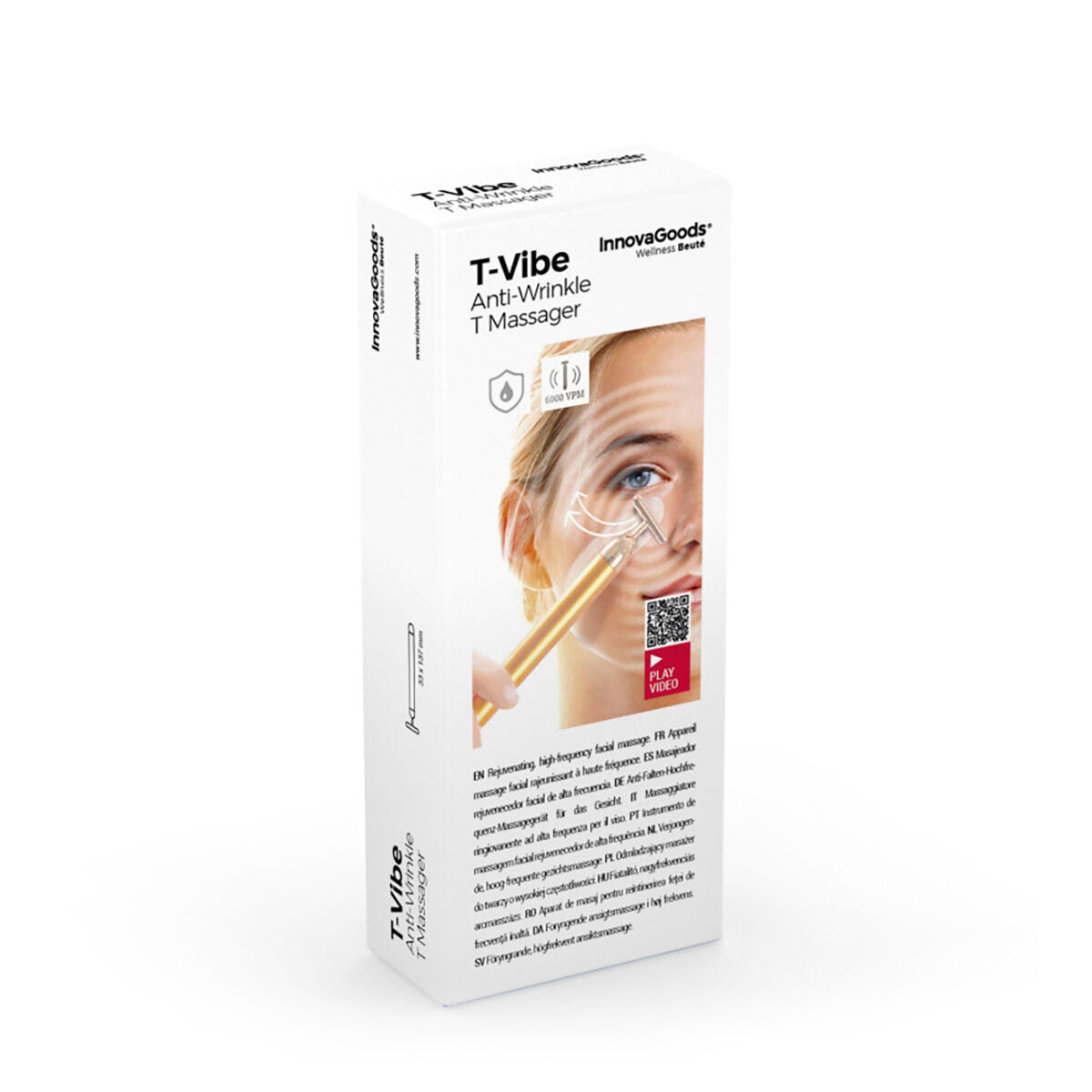 High Frequency Rejuvenating Facial Massager T-Vibe InnovaGoods -  Beauty, Skin care -  InnovaGoods.
