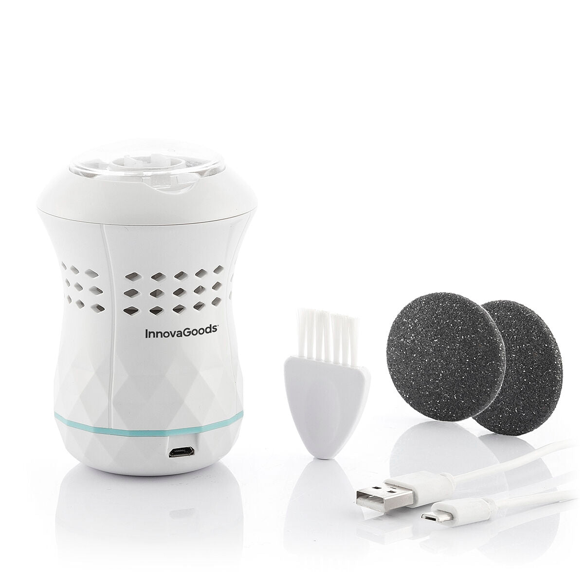 Rechargeable Pedicure File with Integrated Vacuum Sofeem InnovaGoods -  Beauty, Manicure and pedicure -  InnovaGoods.