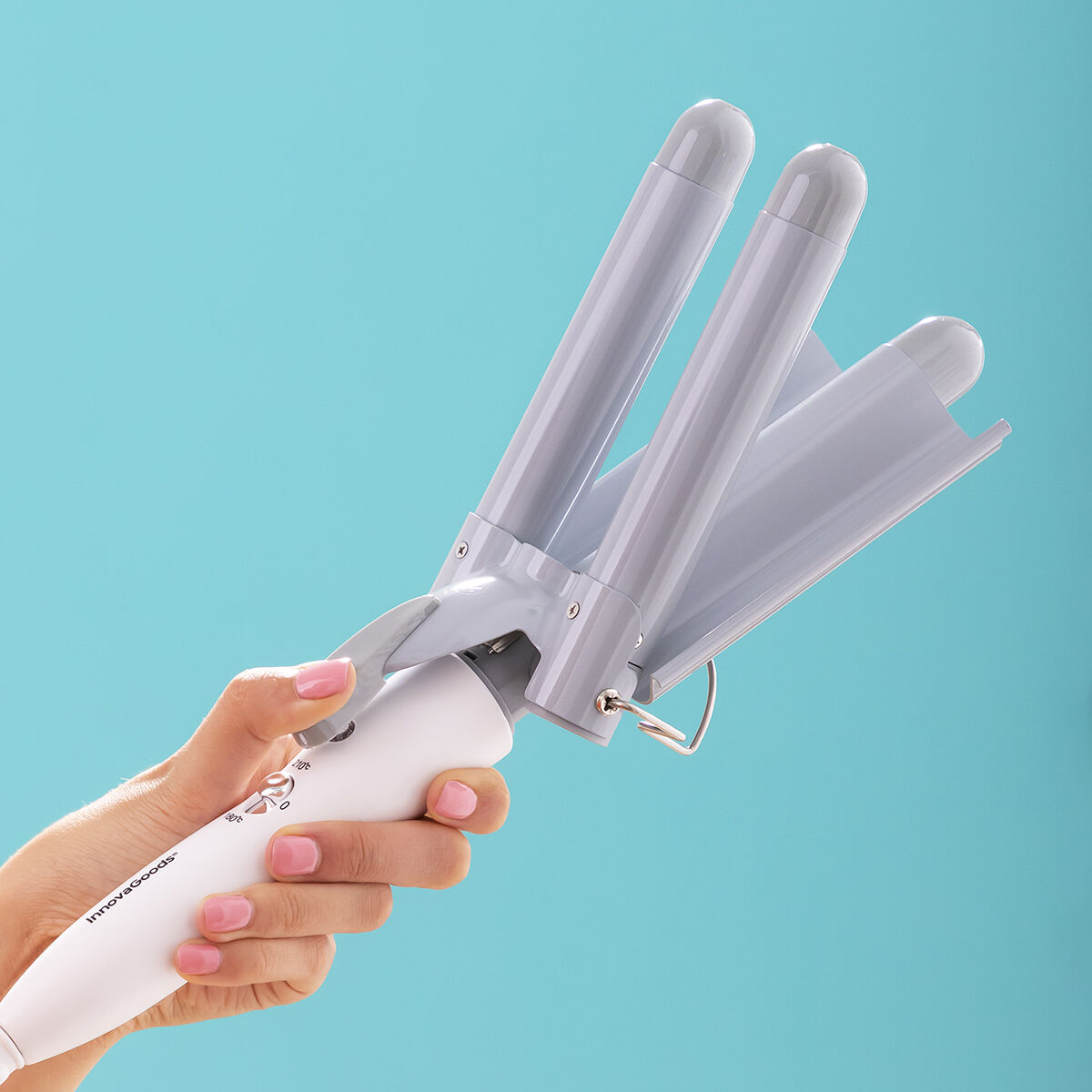 Triple Ceramic Styling Curling Iron Triler InnovaGoods -  Beauty, Hair care -  InnovaGoods.