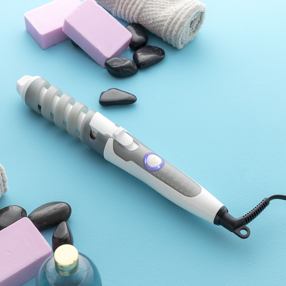 Ceramic Spiral Curling Iron Spihair InnovaGoods -  Beauty, Hair care -  InnovaGoods.