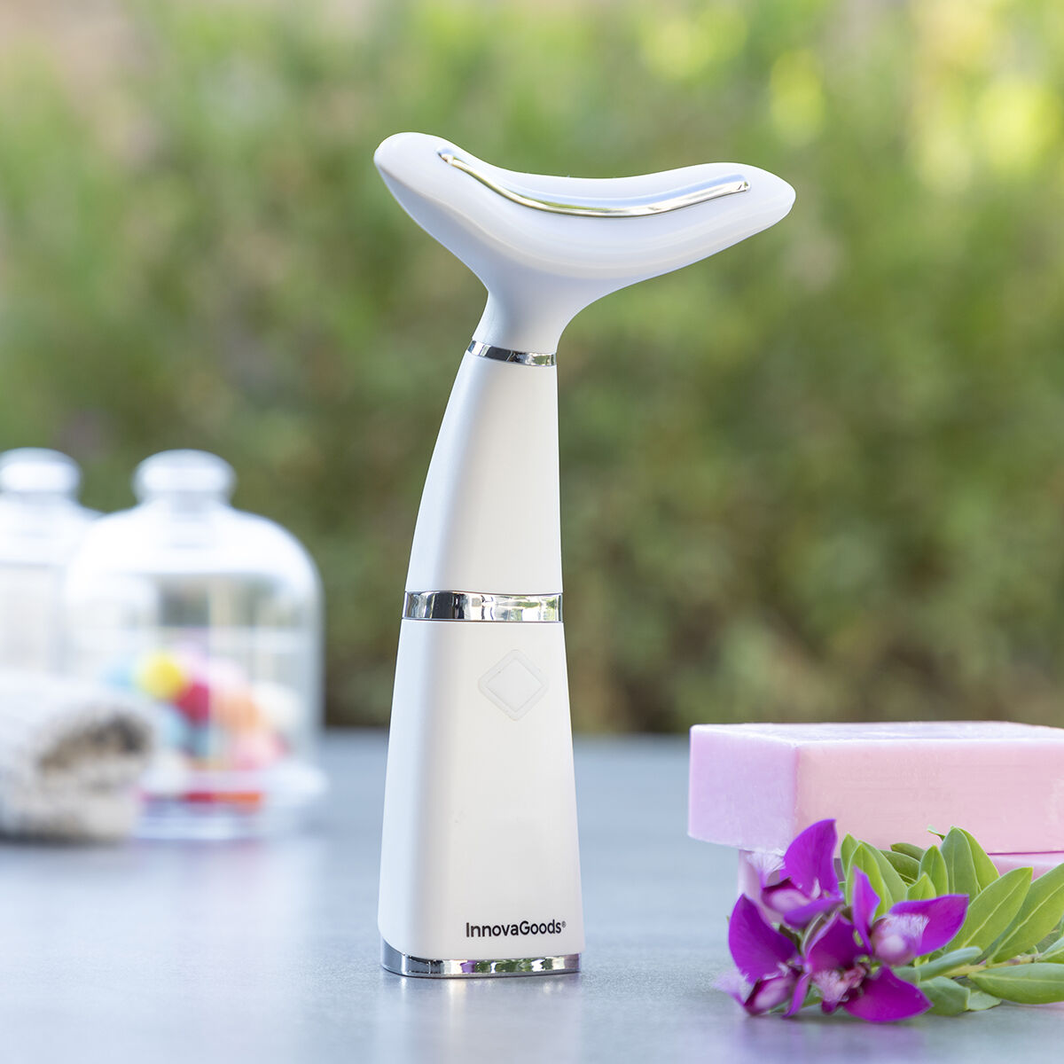 Jowl Reducer with Phototherapy, Thermotherapy and Vibration Kinred InnovaGoods -  Beauty, Skin care -  InnovaGoods.