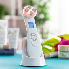 Facial Massager with Radiofrequency, Phototherapy and Electrostimulation Wace InnovaGoods -  Beauty, Skin care -  InnovaGoods.