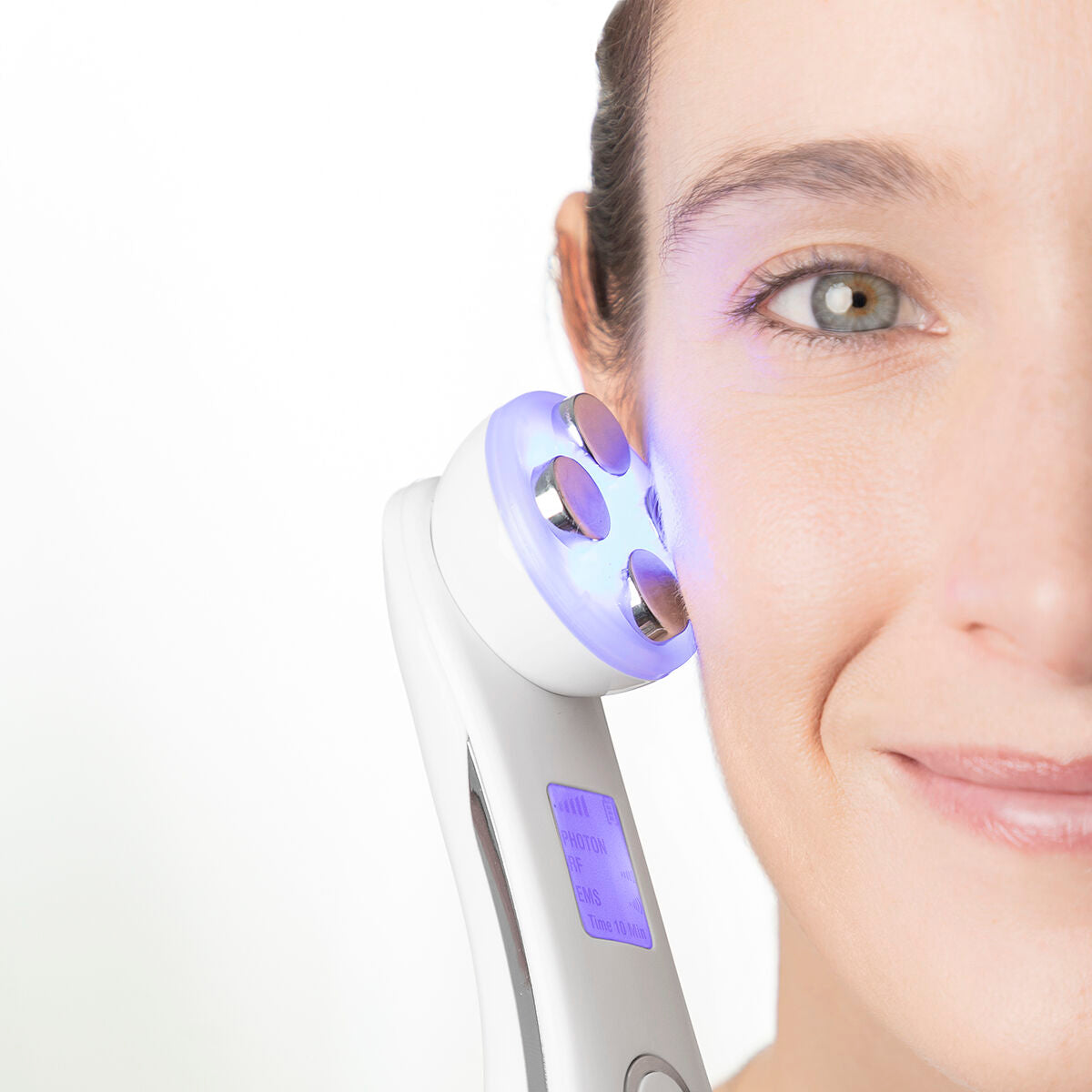 Facial Massager with Radiofrequency, Phototherapy and Electrostimulation Wace InnovaGoods -  Beauty, Skin care -  InnovaGoods.