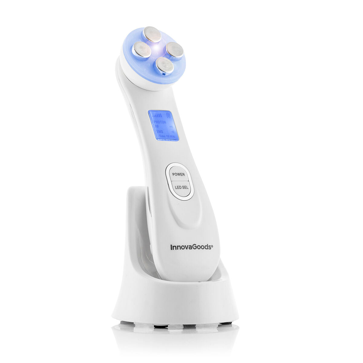 Facial Massager with Radiofrequency, Phototherapy and Electrostimulation Wace InnovaGoods -  Beauty, Skin care -  InnovaGoods.