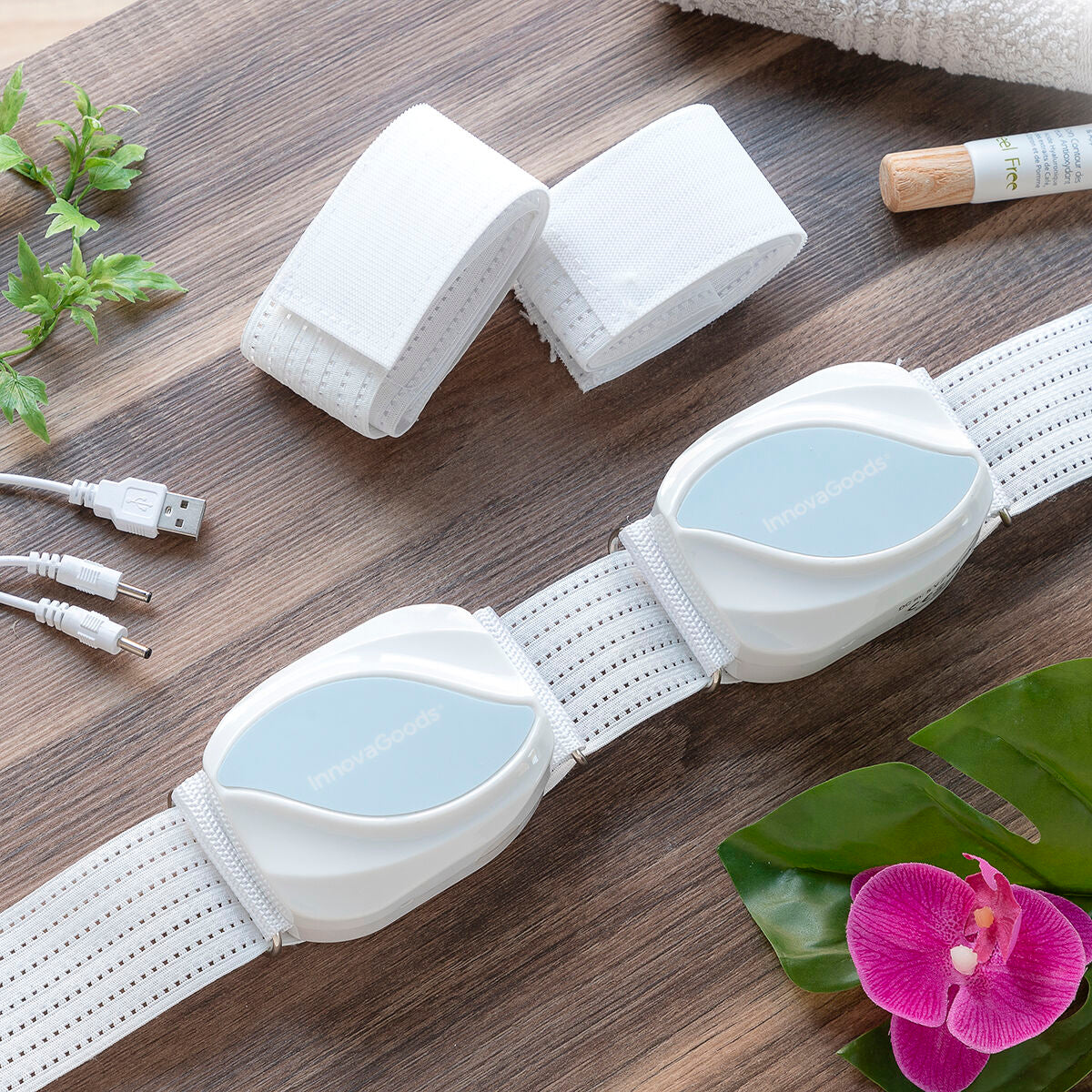Body Sculpting Vibrating Massage Belt Bubratt InnovaGoods -  Sports and outdoors, Fitness and exercise -  InnovaGoods.