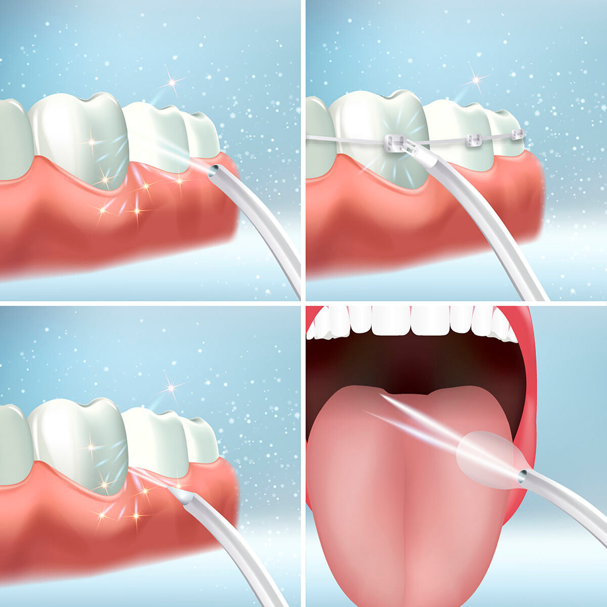 Portable Rechargeable Oral Irrigator Denter InnovaGoods -  Health and personal care, Oral care -  InnovaGoods.