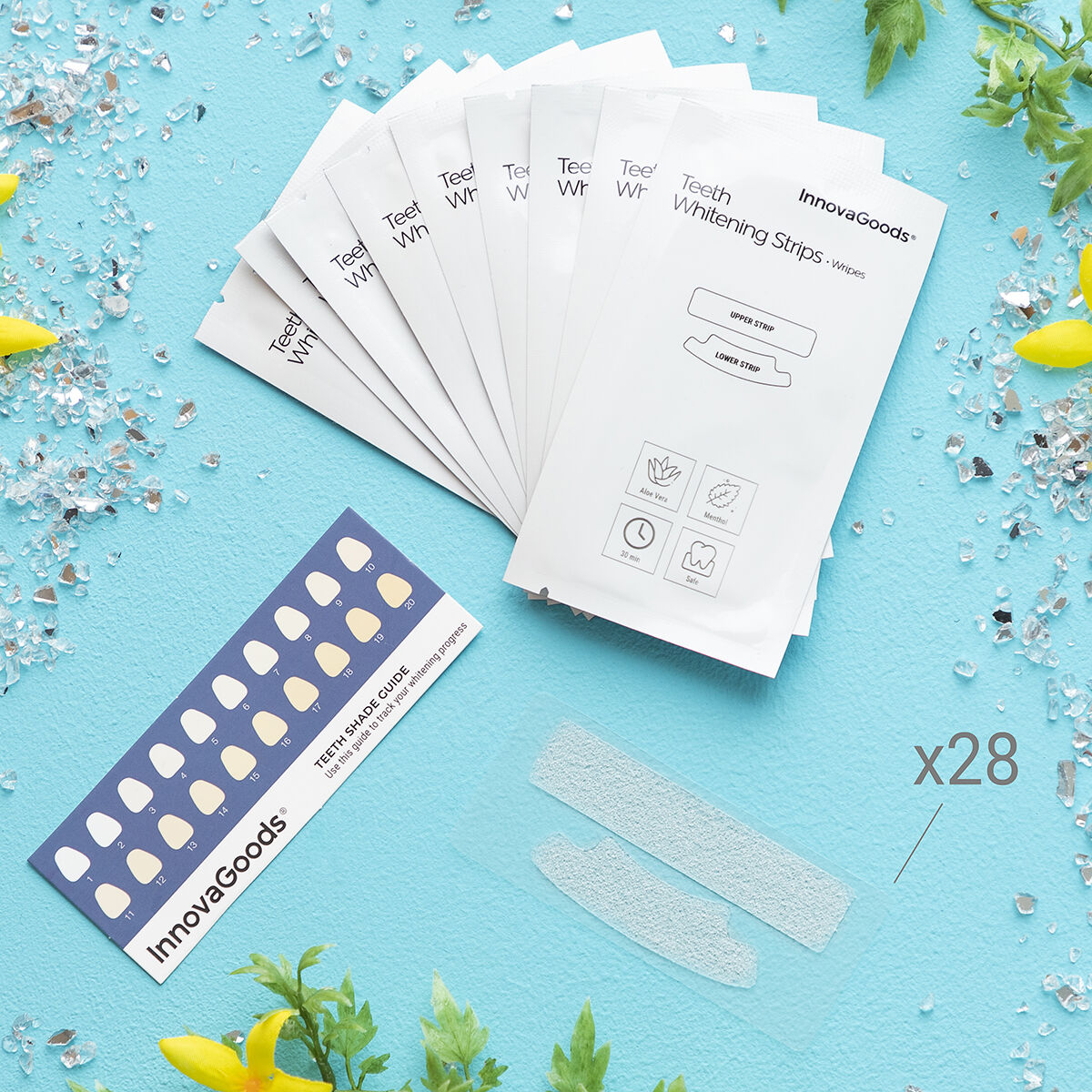Teeth Whitening Strips Wripes InnovaGoods -  Health and personal care, Oral care -  InnovaGoods.