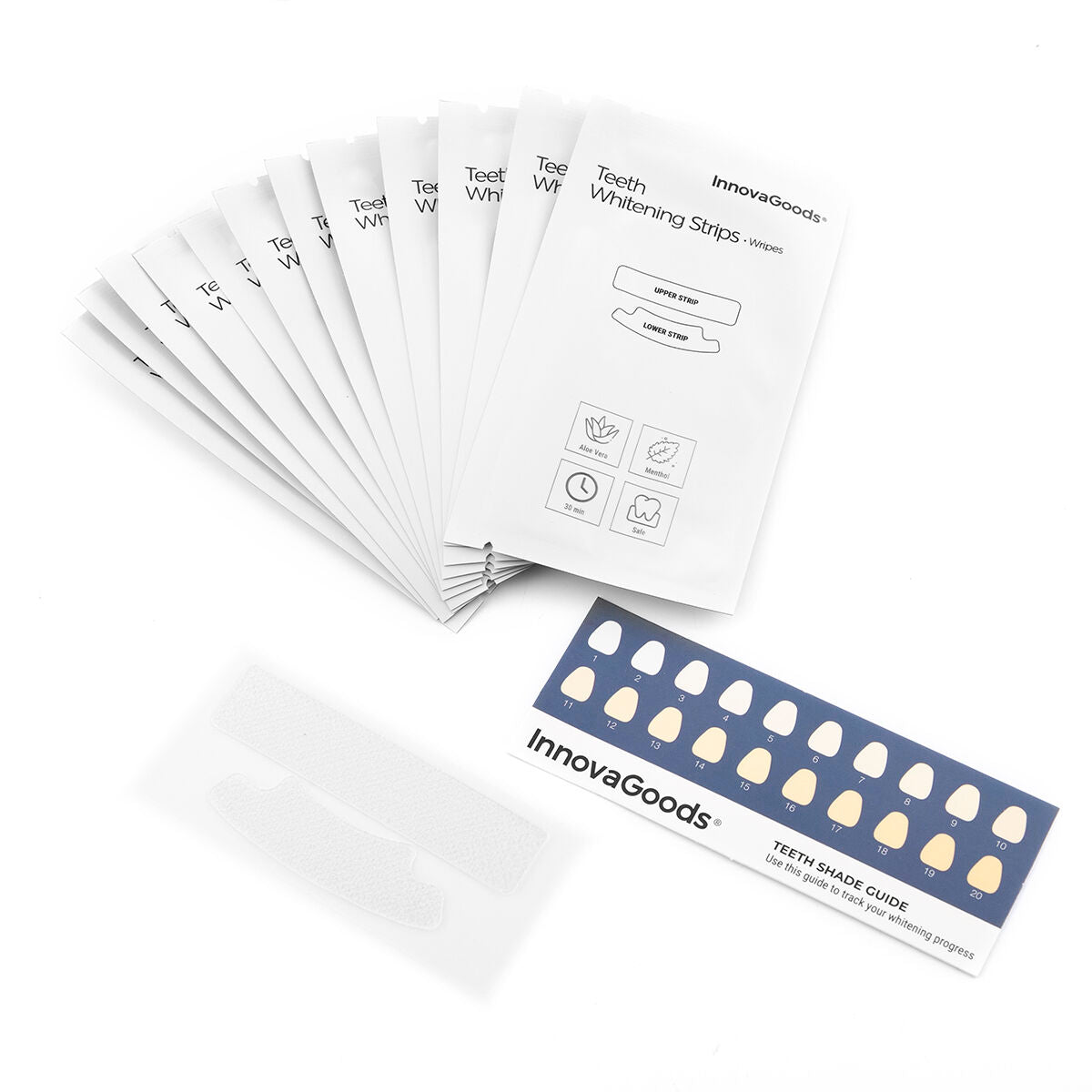 Teeth Whitening Strips Wripes InnovaGoods -  Health and personal care, Oral care -  InnovaGoods.