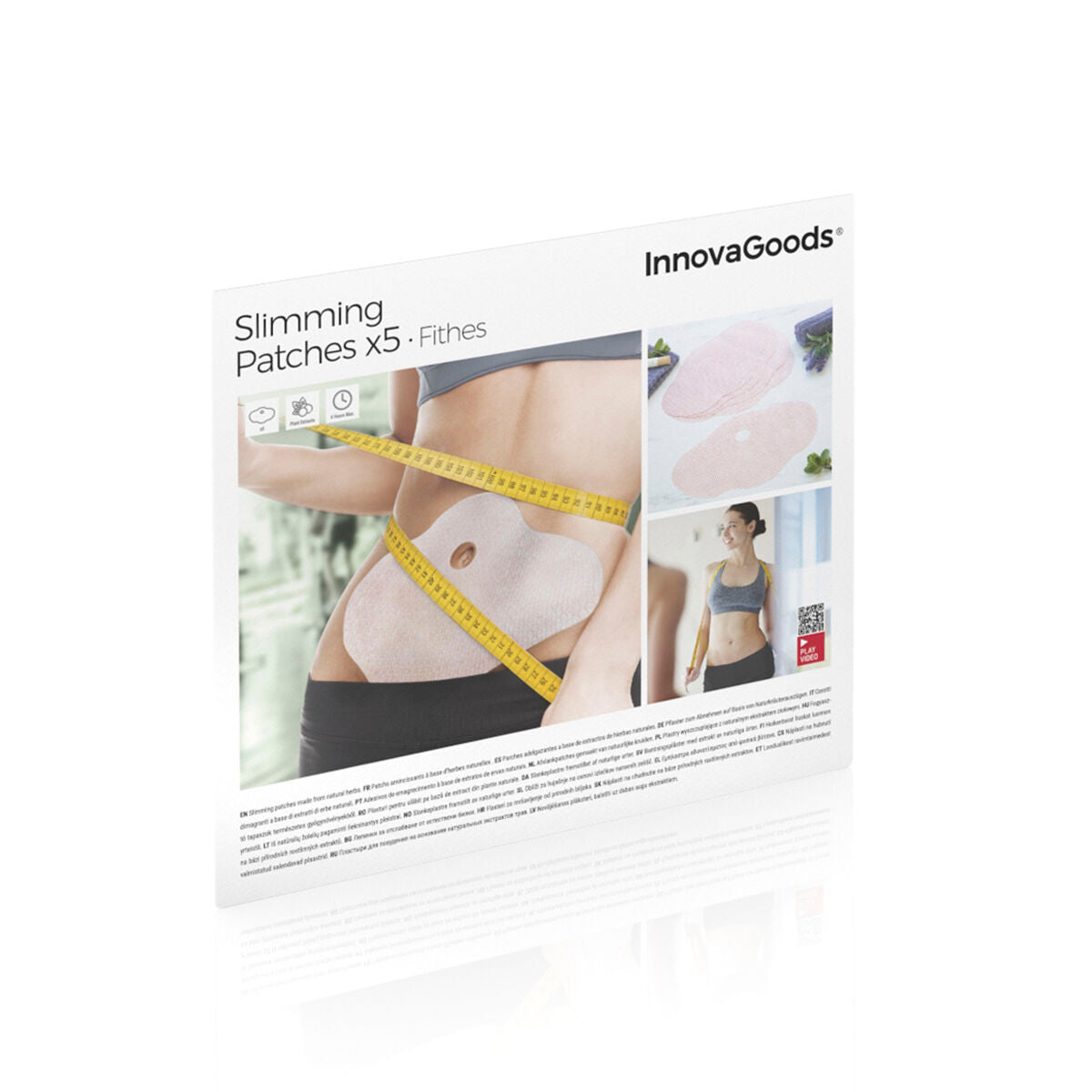 Slimming Patches with Plant Extracts Fithes InnovaGoods 5 Units -  Health and personal care, Diet and nutrition -  InnovaGoods.