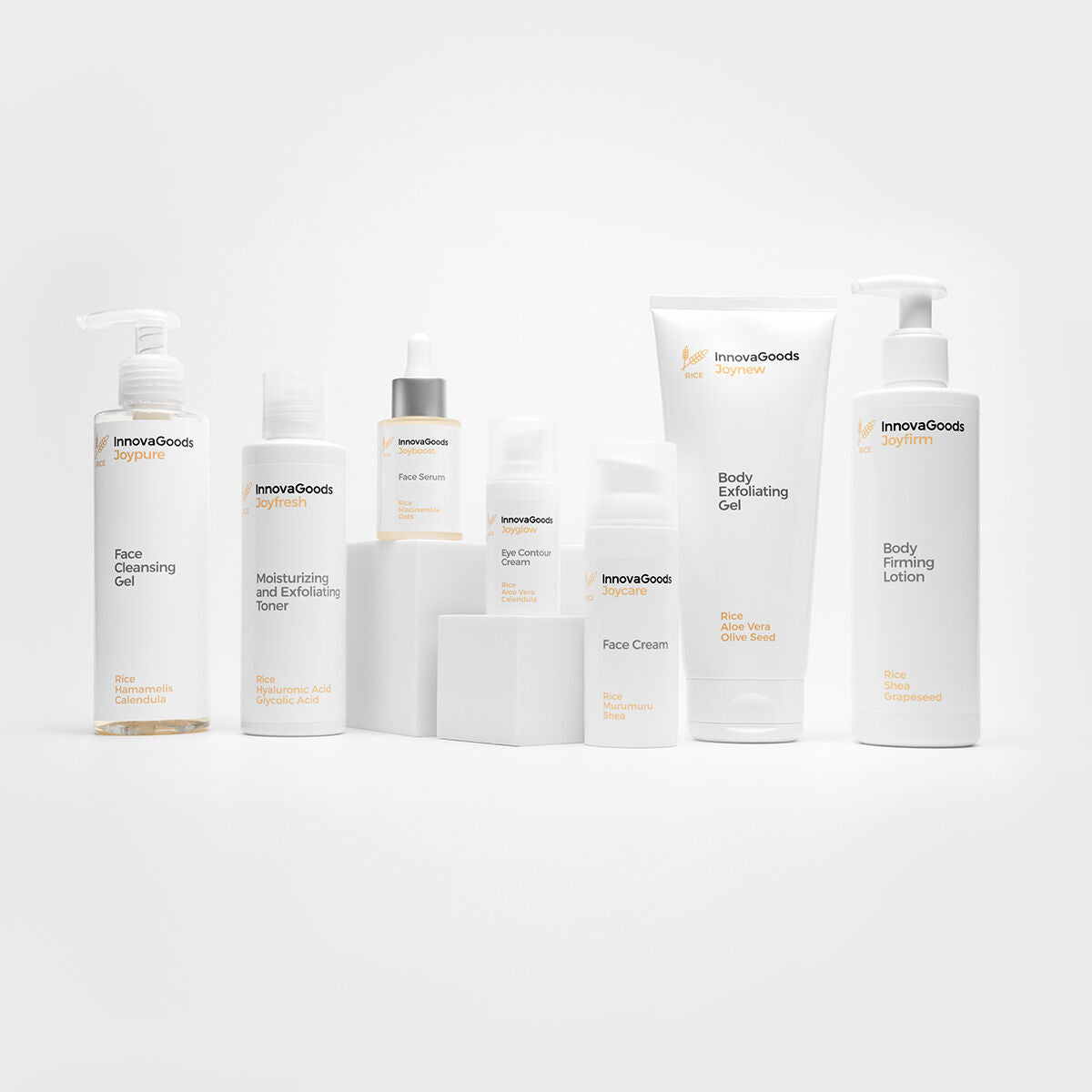 Exfoliating Body Gel Rice Joynew InnovaGoods 200 ml -  Beauty, Skin care -  InnovaGoods.