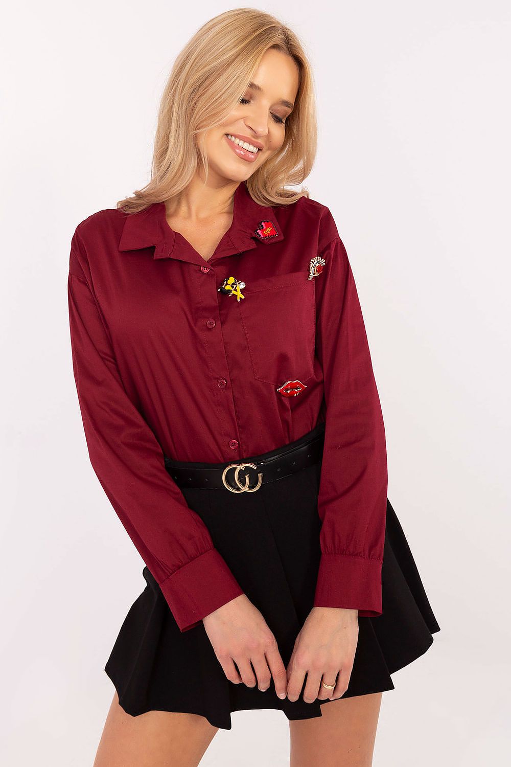  Long sleeve shirt model 204357 Italy Moda 