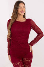  Lace blouse model 220323 Italy Moda 