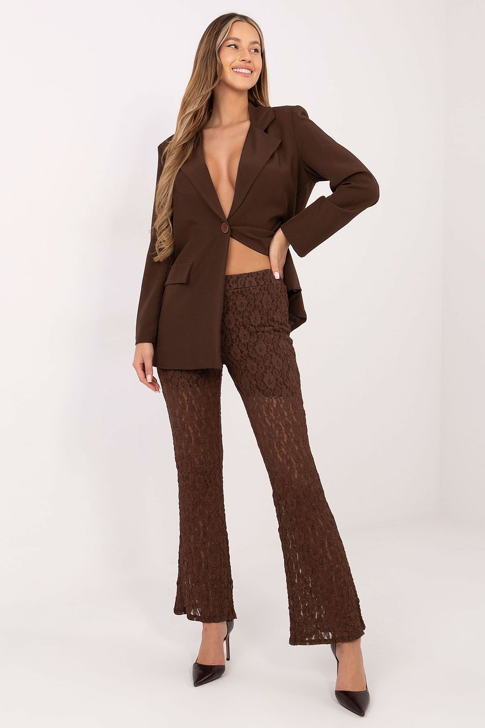  Lace pants model 222324 Italy Moda 