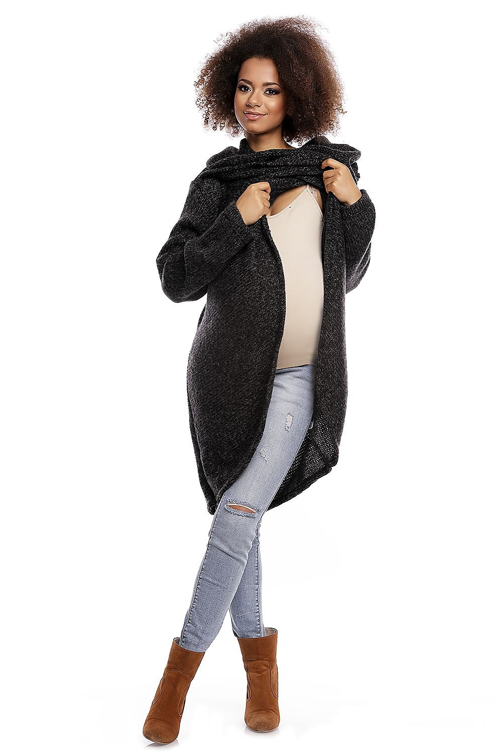  Pregnancy sweater model 84291 PeeKaBoo 