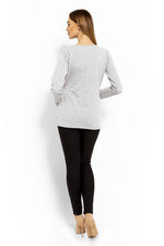  Maternity blouse model 113240 PeeKaBoo 