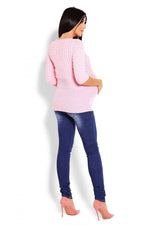  Pregnancy sweater model 123420 PeeKaBoo 